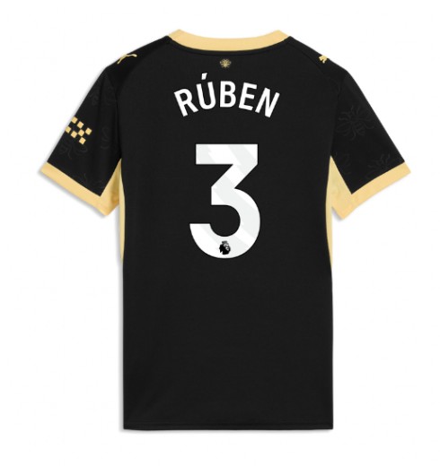 Manchester City Ruben Dias #3 Bortedrakt Dame 2026-27 Korte ermer Manchester City Ruben Dias #3 Bortedrakt Dame 2026-27 Korte ermer